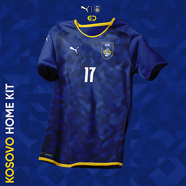 KOSOVOxPUMA - Design by EO - HOME Kit - FFK logo & kits
