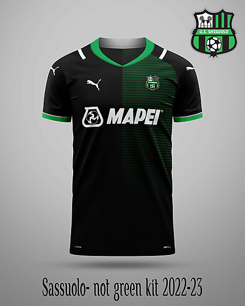 Sassuolo not green 22/23 kit