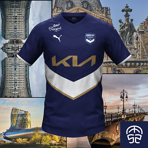 GIRONDINS DE BORDEAUX x PUMA 2021/22 HOME KIT CONCEPT