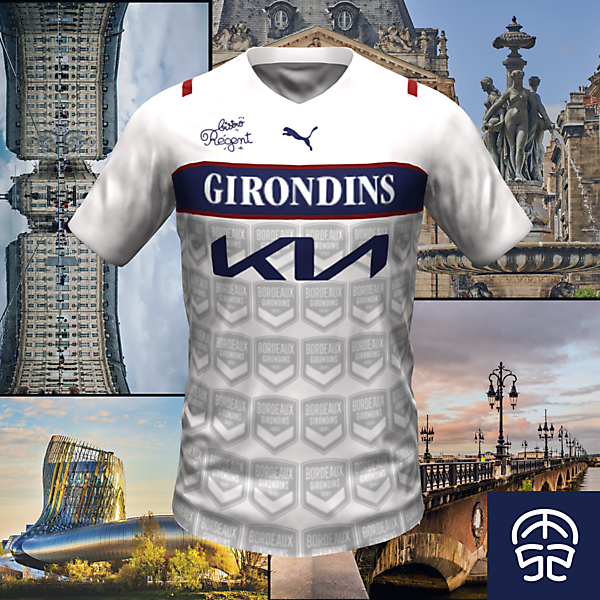 GIRONDINS DE BORDEAUX x PUMA 2021/22 AWAY KIT CONCEPT