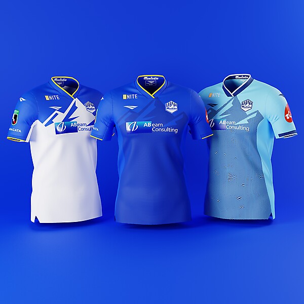 Montedio Yamagata | Home, Away and Third Shirts