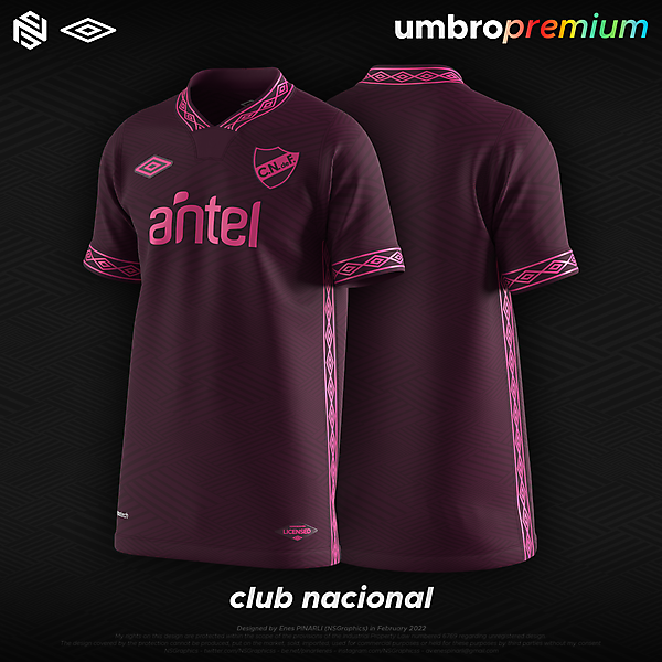 club nacional x umbro premium x ns
