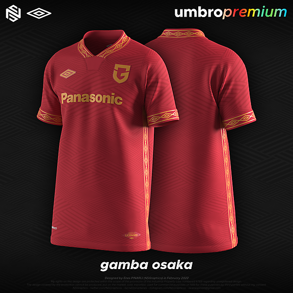 gamba osaka x umbro premium x ns