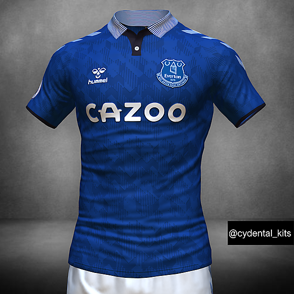 Everton home kit concept