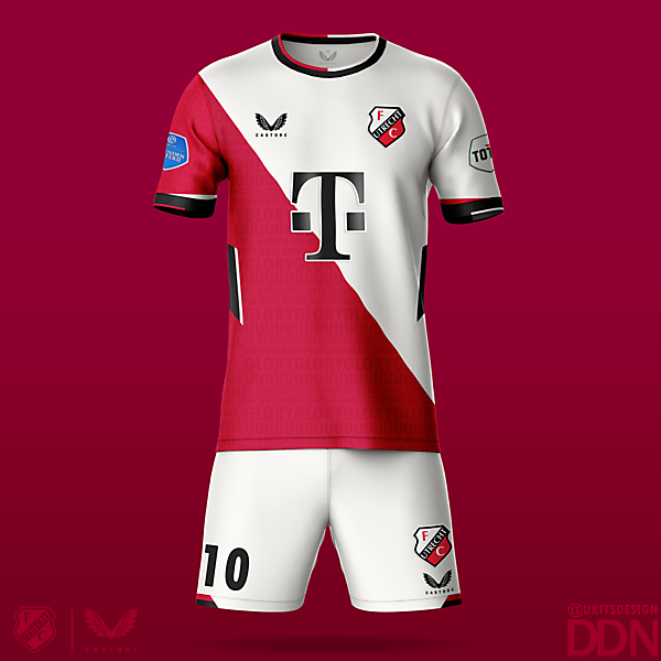 FC Utrecht Home kit design by @Ukits2