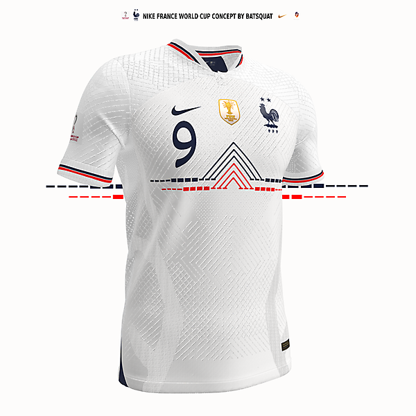 Concept Nike France World cup Qatar 2022 Away