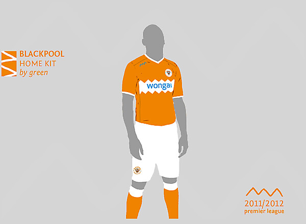 Blackpool home by green