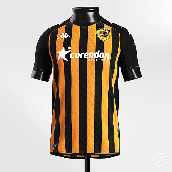 Hull City AFC x Kappa concept home shirt