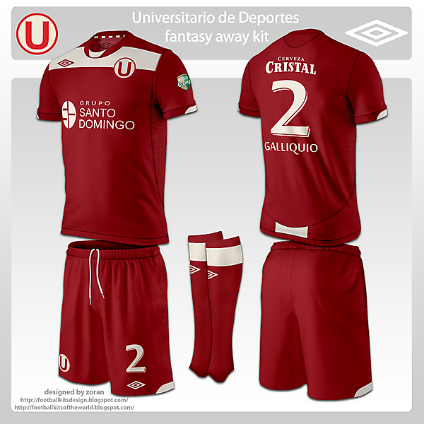 Universitario de Deportes fantasy kits