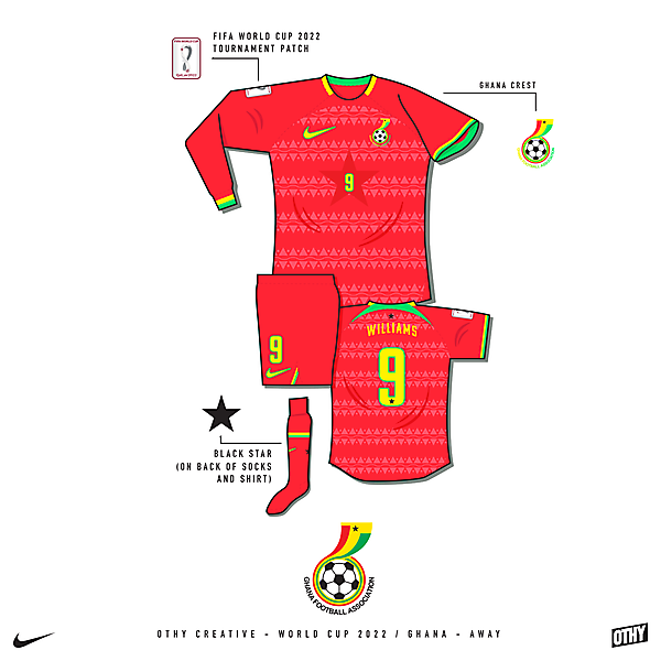 Ghana - World Cup 22 - Away kit