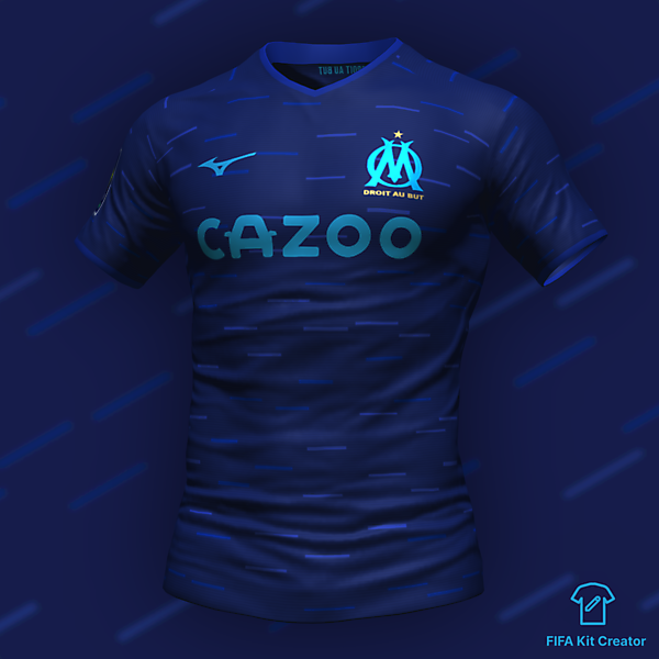 Olympique de Marseille x Mizuno away concept