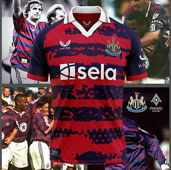 Newcastle United 94/95 Away Kit Retake