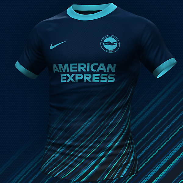 Brighton and Hove Albion Concept Third Kit 23/24
