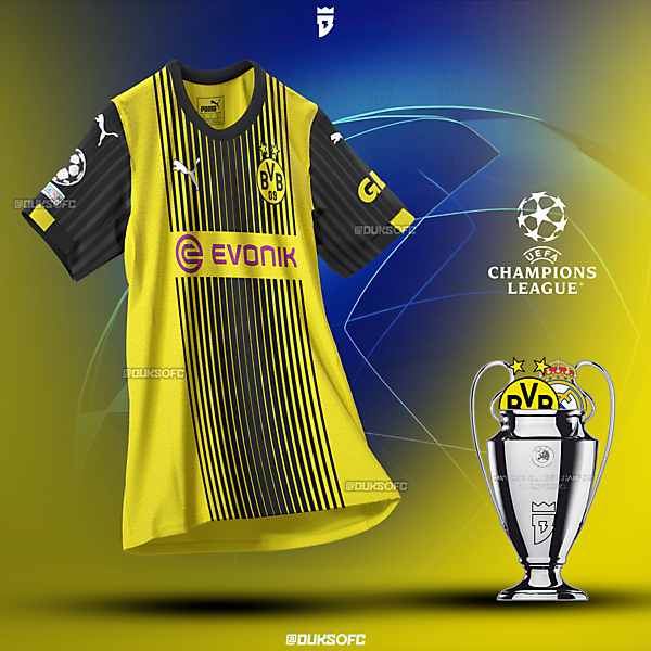 Borussia Dortmund Home Kit | Champions League Final - 2024