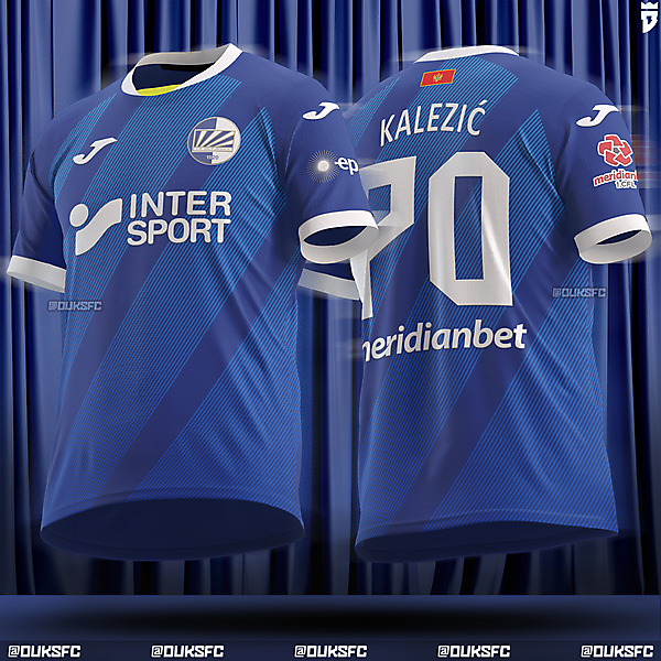 FK Sutjeska Nikšić (1.CFL Montenegro) - Home Kit