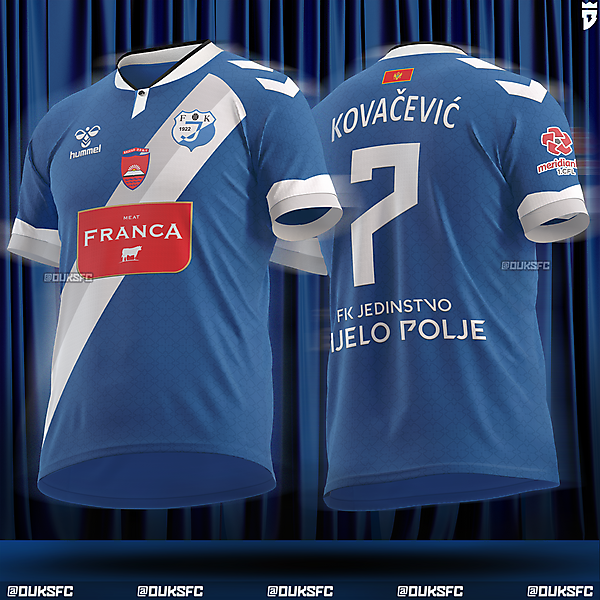 FK Jedinstvo Bijelo Polje (1.CFL Montenegro) - Away Kit