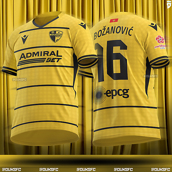FK Dečić Tuzi (1.CFL Montenegro) - Third Kit