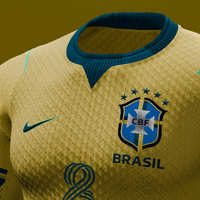Brazil Home WC 2026 (Concept adapted)