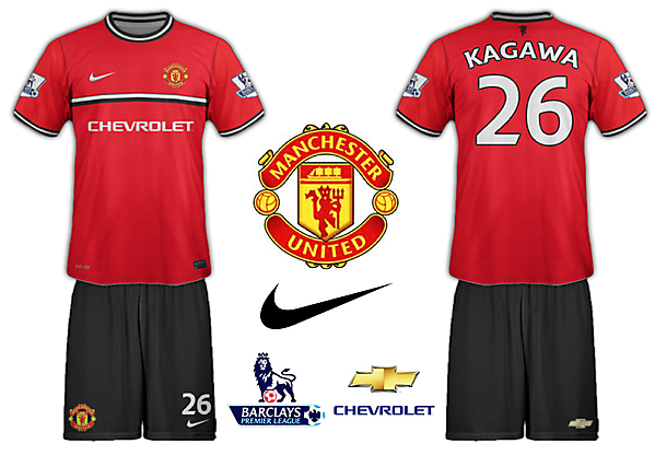 Man United Chevrolet Home Kit