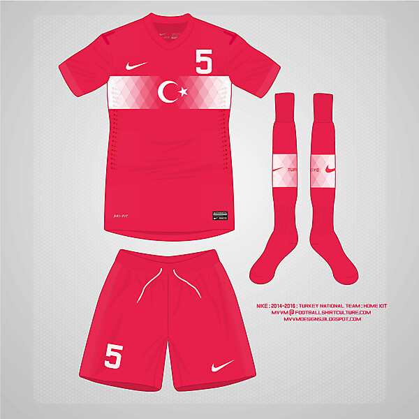 2014 Nike Turkey Home Kit