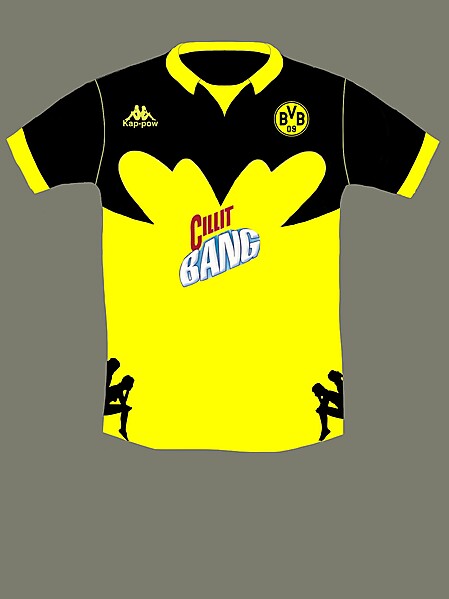 Borussia Dortmund Batman themed home kit