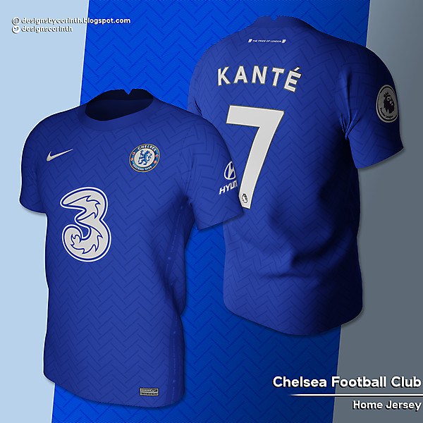 Chelsea FC | 2020-21 Home Jersey Prediction