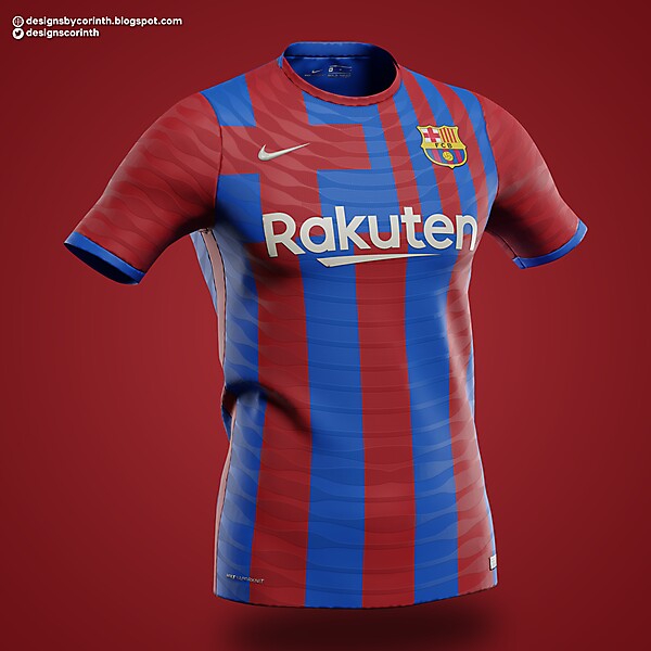 Barcelona | 2021-22 Home Shirt Prediction