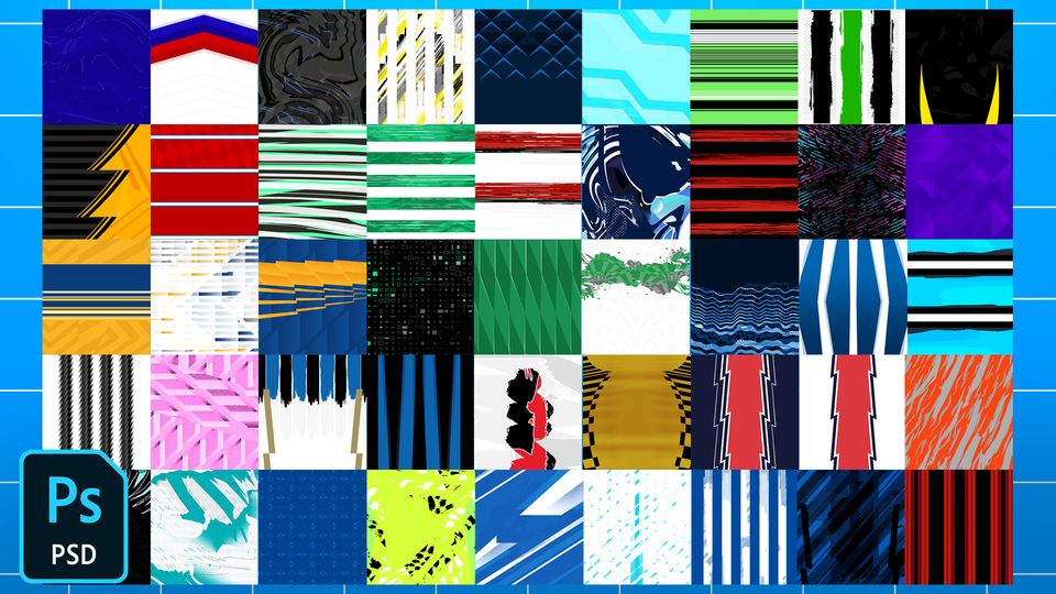 Qehzy’s Football/Soccer Jersey Patterns Pack 3 (2021)