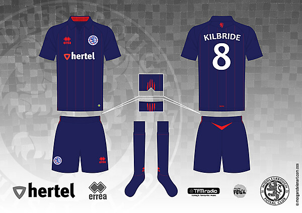 Middlesbrough Home Kit Version 10 by Morgan OBrien 
