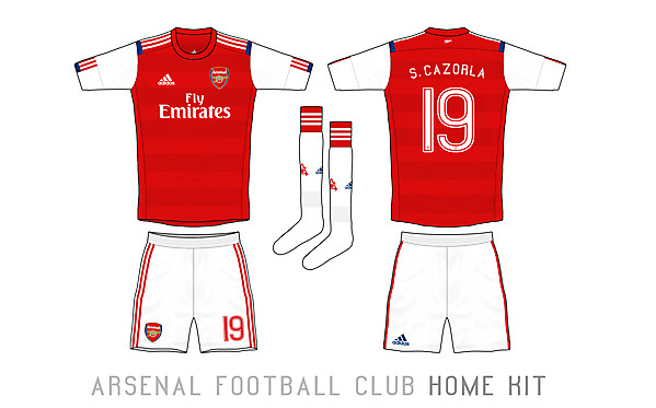 Arsenal home kit