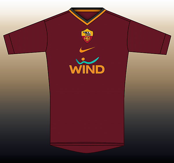 AS Roma - Nike home shirt