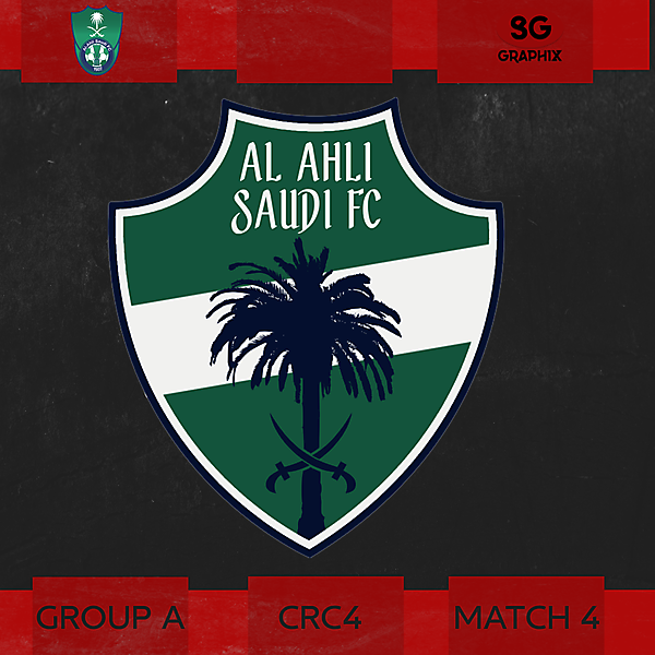 Al Ahli Saudi FC Crest Redesign | CRC 4 Matchday 4