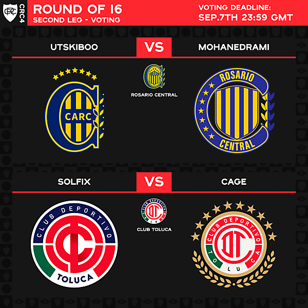 Round of 16 - 2nd leg - Voting