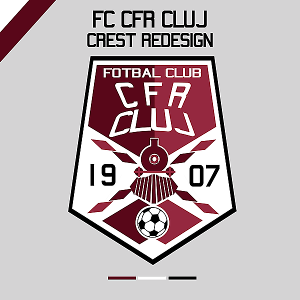 CFR Cluj Crest Redesign