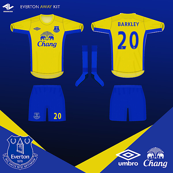Everton away Jersey 2014/2015