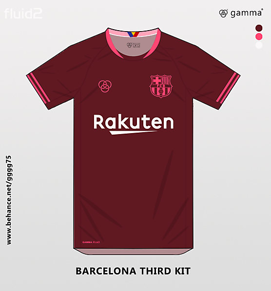 barcelona third jersey