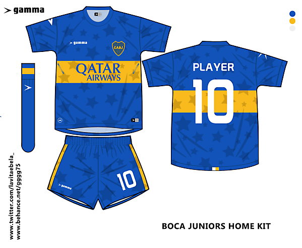 boca juniors home kit