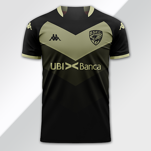 BRESCIA CALCIO BLACK/GOLD KIT