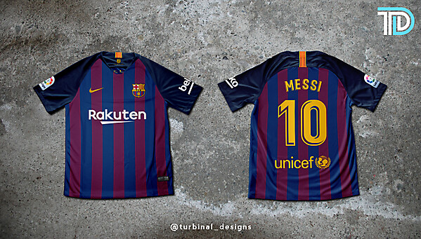 FC Barcelona Home Kit Concept