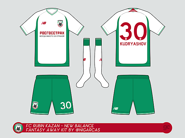 FC Rubin Kazan -Away Kit