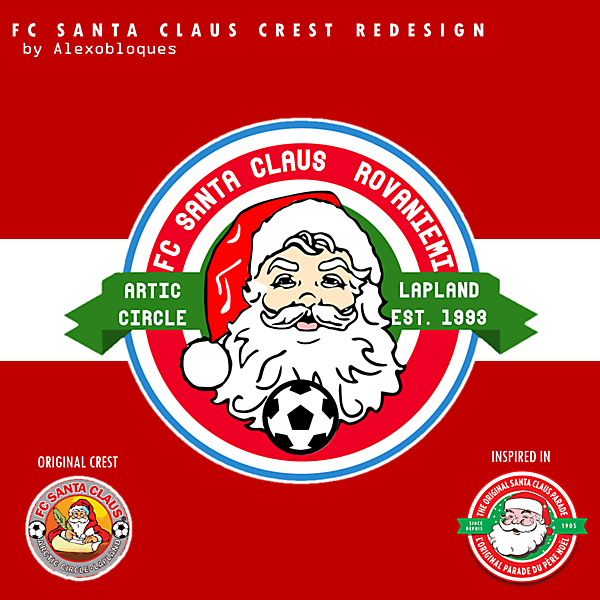 FC Santa Claus Crest Redesign