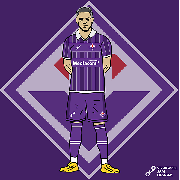 Fiorentina Home Custom SJD