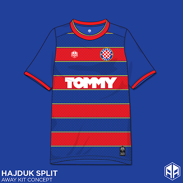 Hajduk Split away kit concept