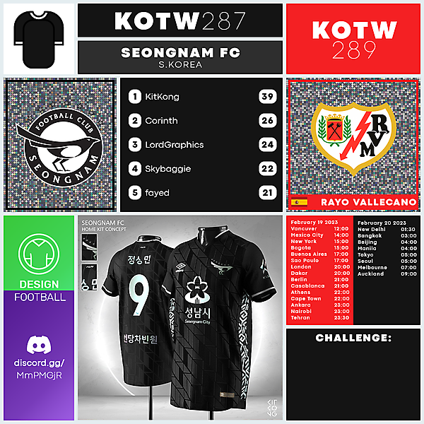 KOTW287 / KOTW289