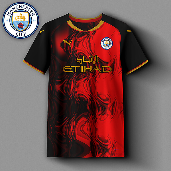 Man City away concept