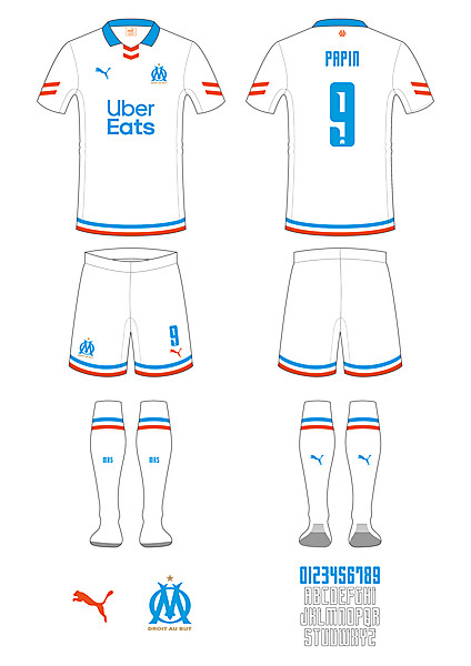 Olympique de Marseille Home Kit