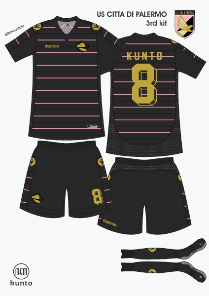 Palermo 3rd kit by @kunkuntoto