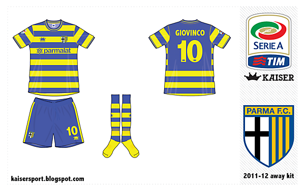 Parma away kit