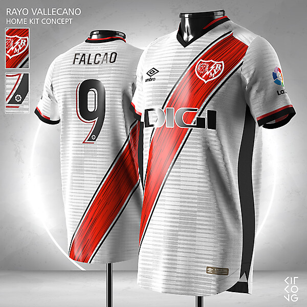 Rayo Vallecano | Home kit concept