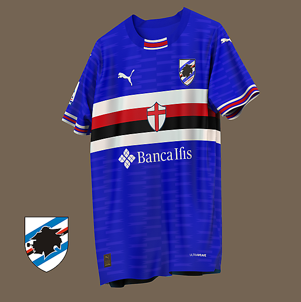 Sampdoria - home shirt